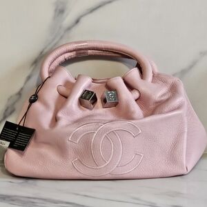 🌟 Iconic Pink Women's Leather Hobo Handbag
